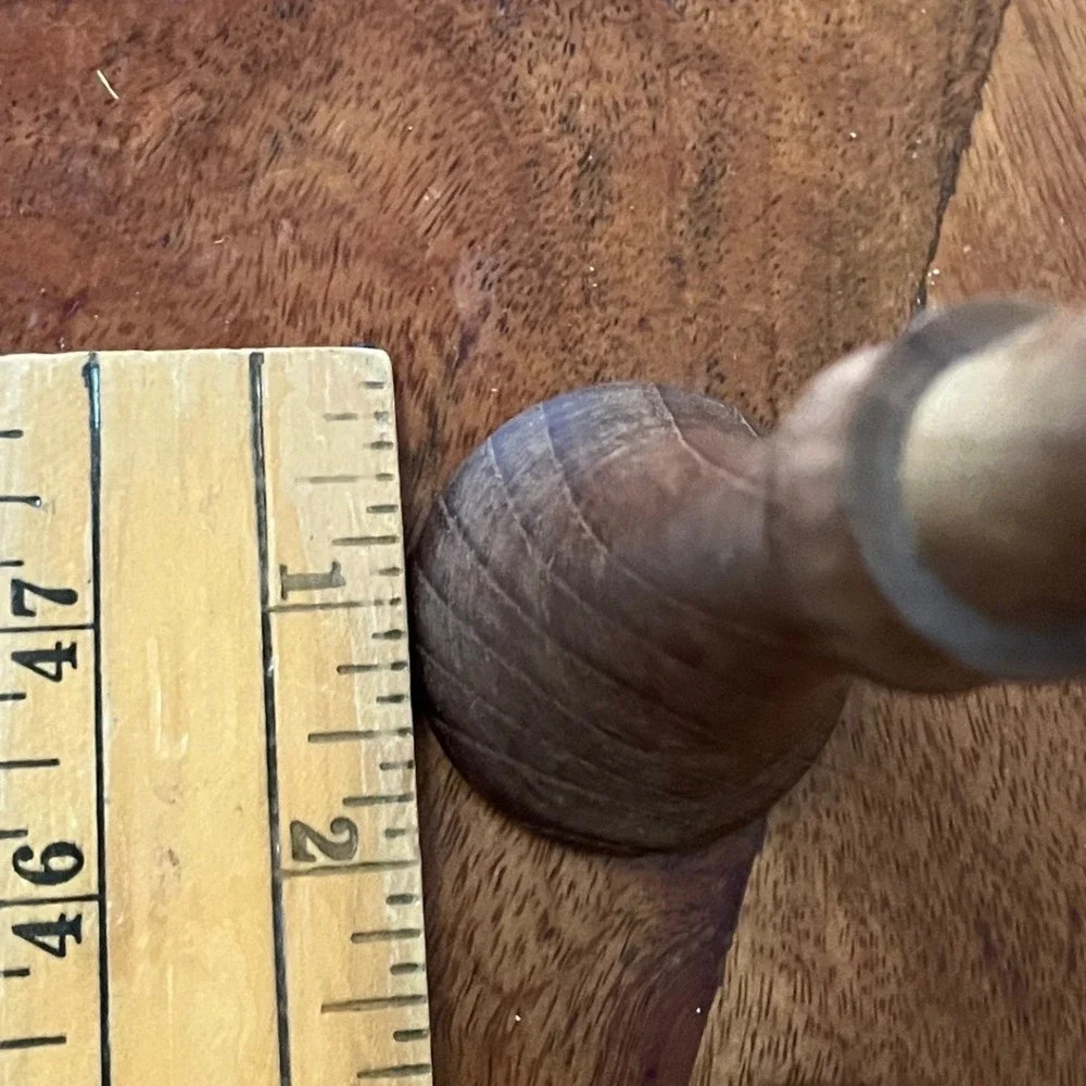 Vintage Mid-Century modern wood candlestick holders Danish style.‎
